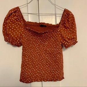 American Eagle Square Neck Crop Top Sz S